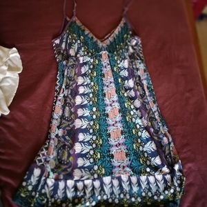 Hale Bob silk summer tunic beautiful size small